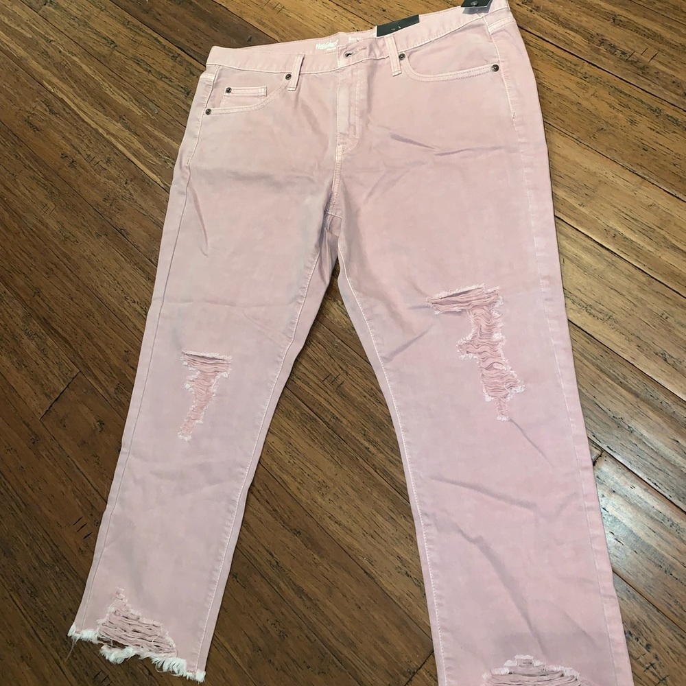 pink jeans